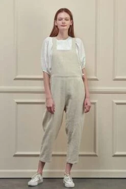 A MenteA Mente Linen Overall Pants