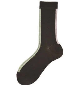 Alto MilanoALTO MILANO BROWN ALTEA SHORT SOCK