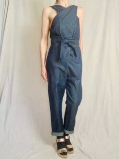 AnderstGoia Crossfront Jumpsuit - Denim