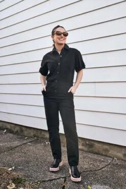 AzaleaEvan Button Down Jumpsuit