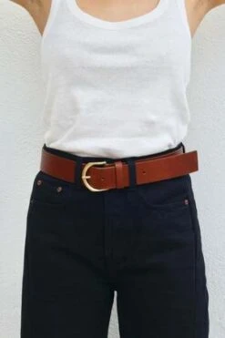 Janessa LeoneBelt - Cognac