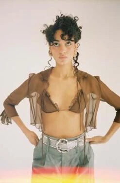 Maryam Nassir ZadehCadallic Bra - Bronze