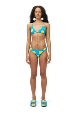 Simon MillerBwai Bikini Bottom - Suburban Blue/Valley Green Dot Print