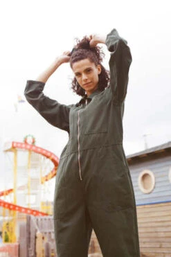 L.F.MarkeyDominic Boilersuit - Forest Green