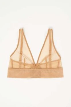 Else Bare Soft Plunge Bra - Caramel