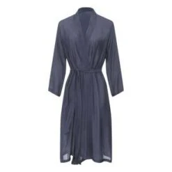 GERMAINE DES PRESSilk-blend Kimono - Midnight