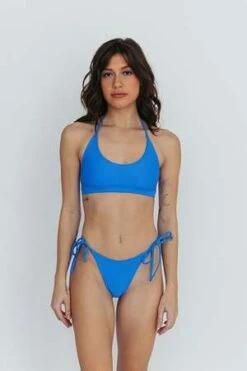 The Saltwater CollectiveHalle Halter Top - Azul