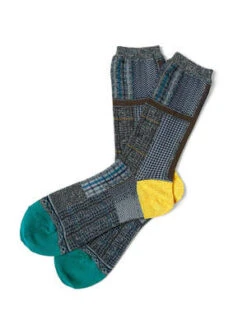 Kapital144 Yarns TWEED CLOTH Navajo Socks - Gray