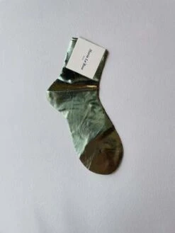 Maria La RosaLAMINATED SOCK - ROSA ANTICO/VERDINO/LILAC/BROWN