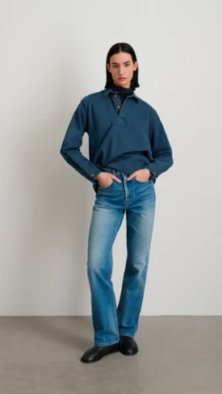 B SidesLouis Long High Straight - Hyde Wash