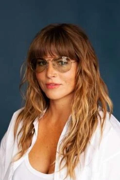 CaddisMabuhay Readers - Polished Rose Gold/Green