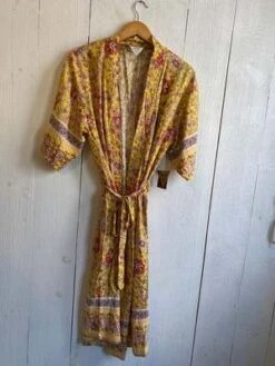 ConradoMya Printed Robe - Yellow