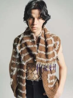 NamachekoWool Thornham Scarf - Chestnut Brown