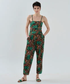 Anou AnouParadise Beach Print Jumpsuit - Multicolor