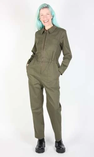 Birds Of North AmericaSS170 Rain Crow Jumpsuit - Artichoke