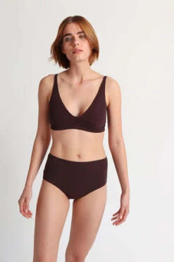 SkinGracelynne Cotton Bralette - Clove