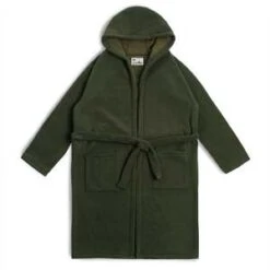 BatherSpruce Fleece Robe - Green