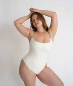 The Saltwater CollectivePenny One Piece - Ivory/Crepe