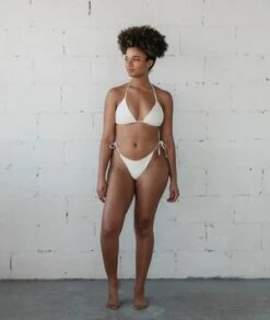 The Saltwater CollectiveTriangle Bottom - Ivory