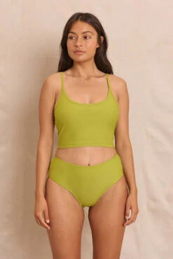 Hakea Swimember Mid Rise Bottom - Yucca